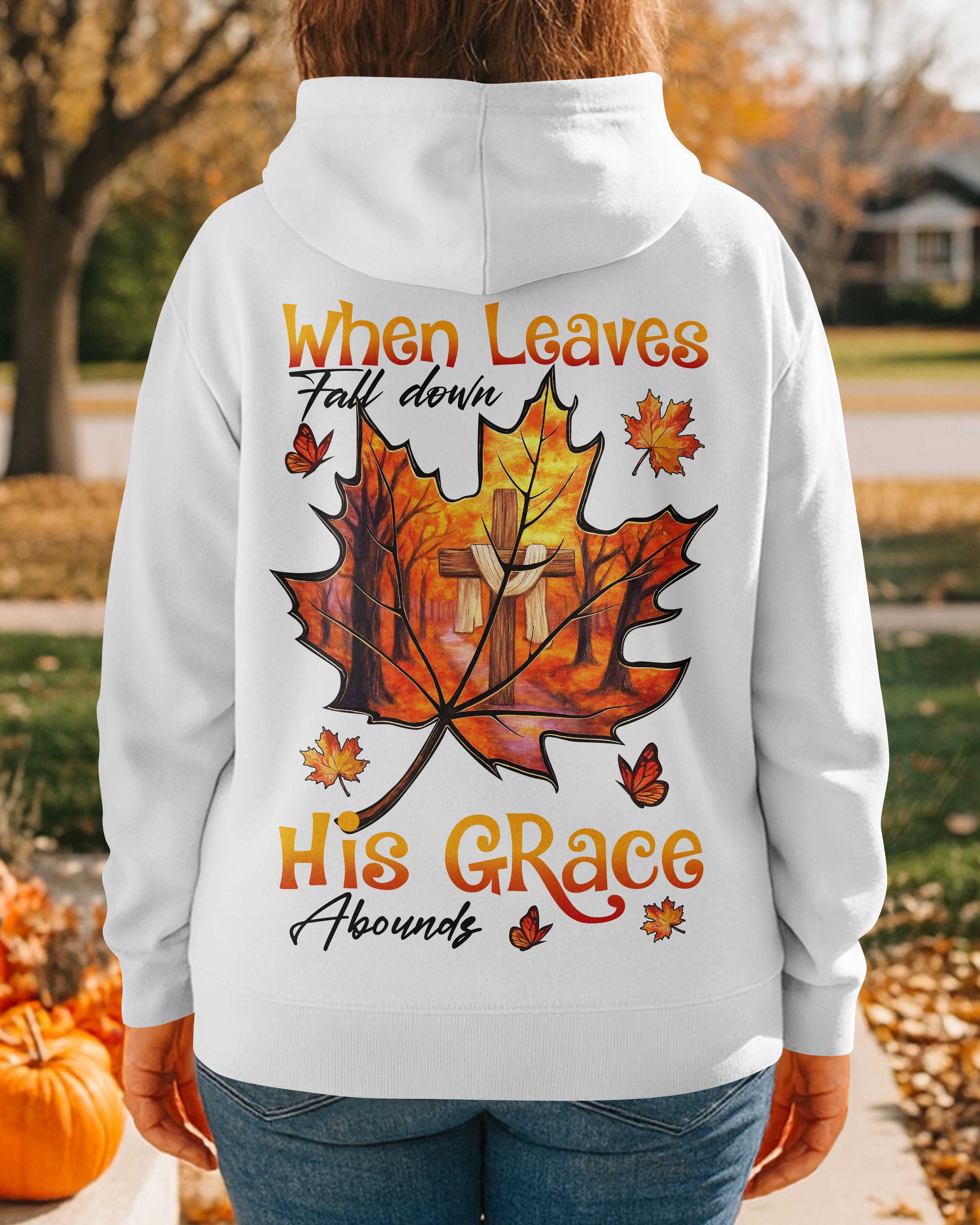 When Leaves Fall Down Hoodie
