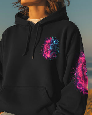 Blessed By God Loved By Jesus Lion Warrior Women's All Over Print Shirt - Tltw1209253