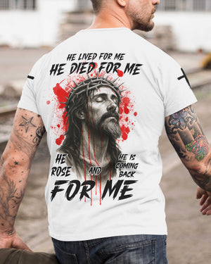He Is Coming Back For Me All Over Print T-Shirt