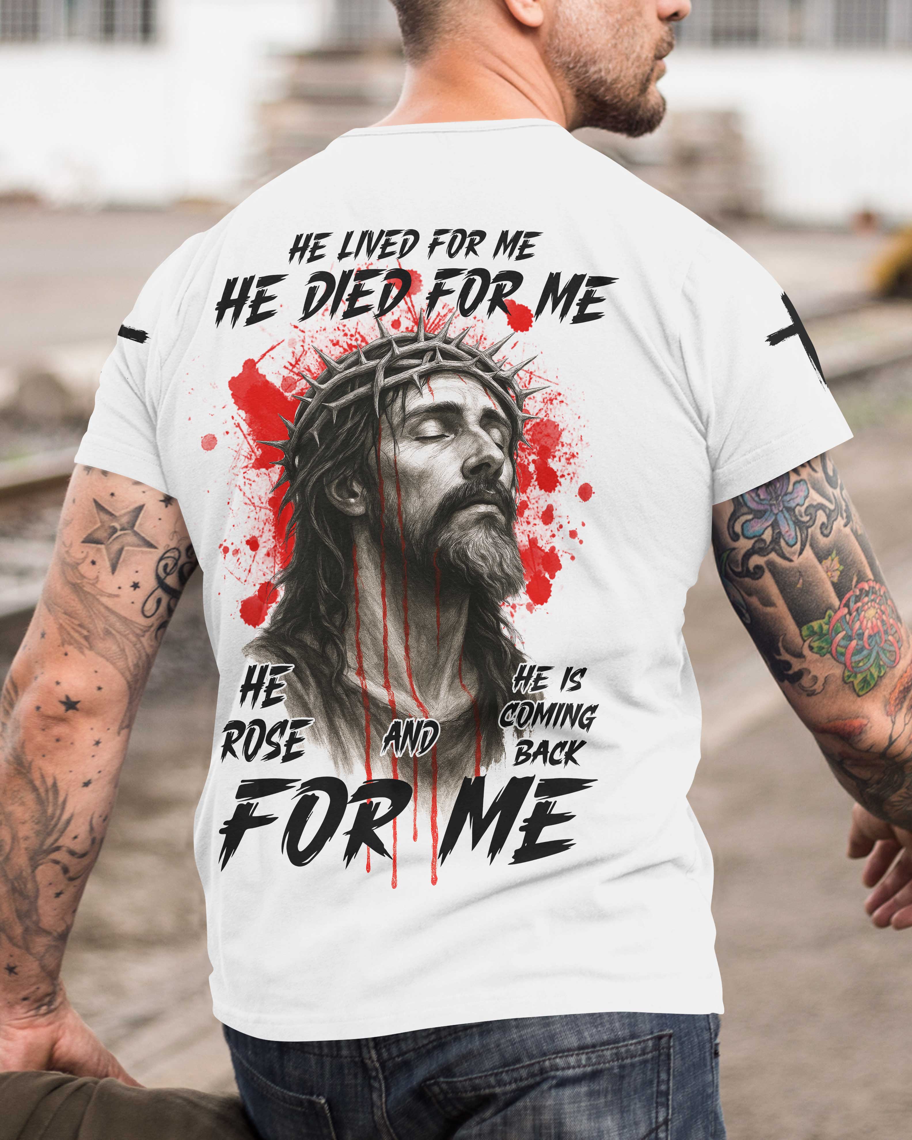 He Is Coming Back For Me All Over Print T-Shirt