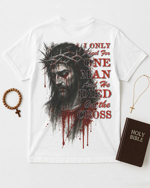 I Only Kneel For One Man He Died On The Cross All Over Print T-Shirt