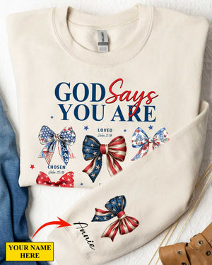God Says You Are Sweater Gift For Her, Christian Sweater, Jesus God Gifts