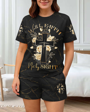 Walk By Sight All Over Print Summer Set
