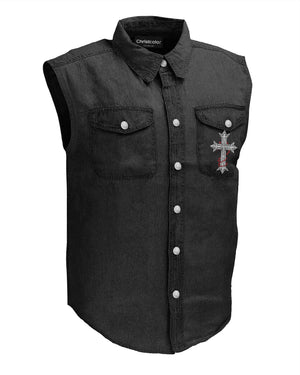 Heaven's Road For Sleevesless Denim Shirt