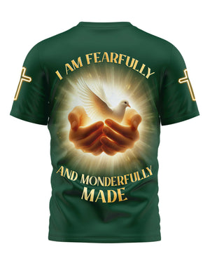 I Am Fearfully And Wonderfully Made All Over Print T-Shirt