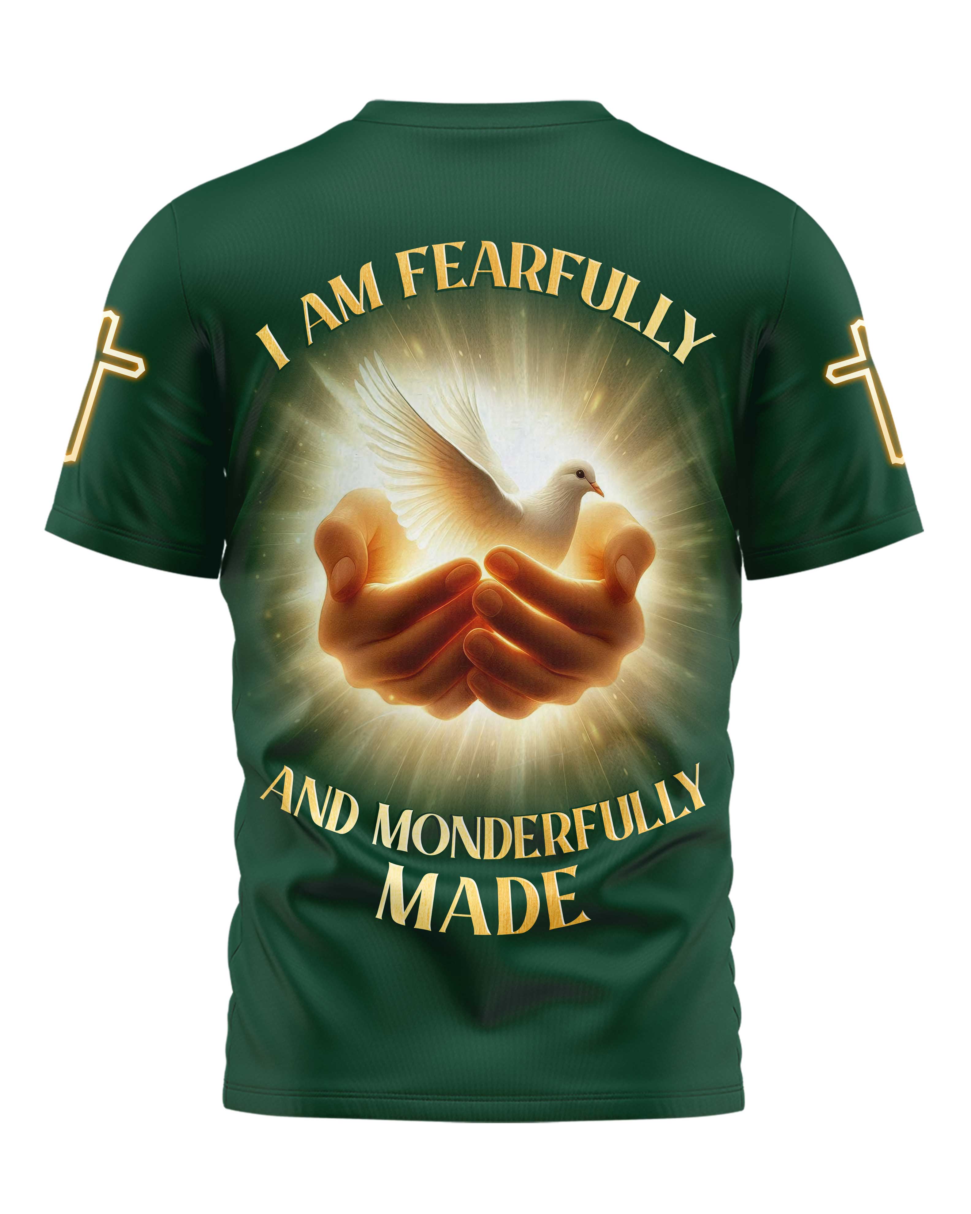 I Am Fearfully And Wonderfully Made All Over Print T-Shirt