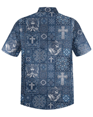 Sacred Cross Bandana Hawaiian Shirt