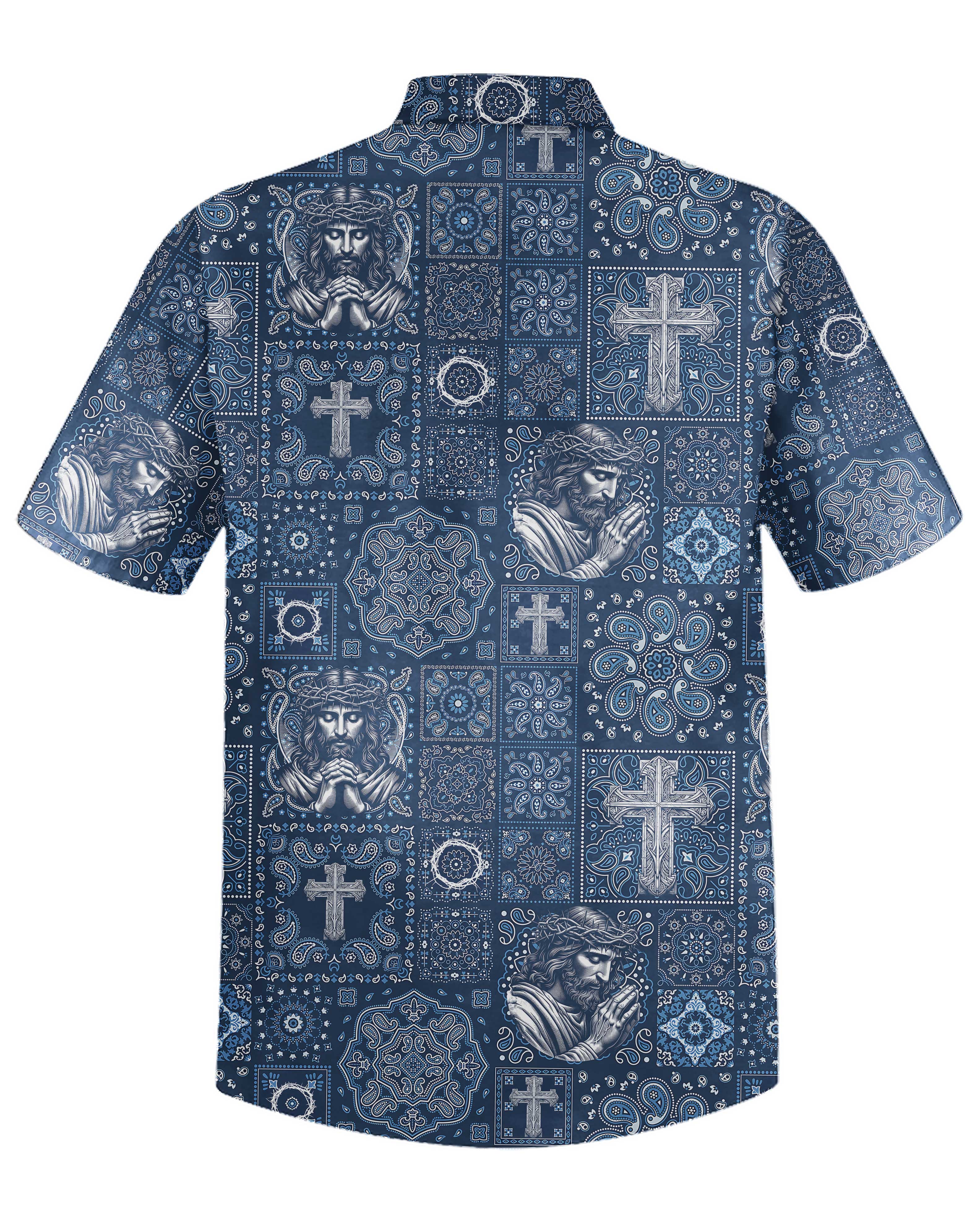 Sacred Cross Bandana Hawaiian Shirt