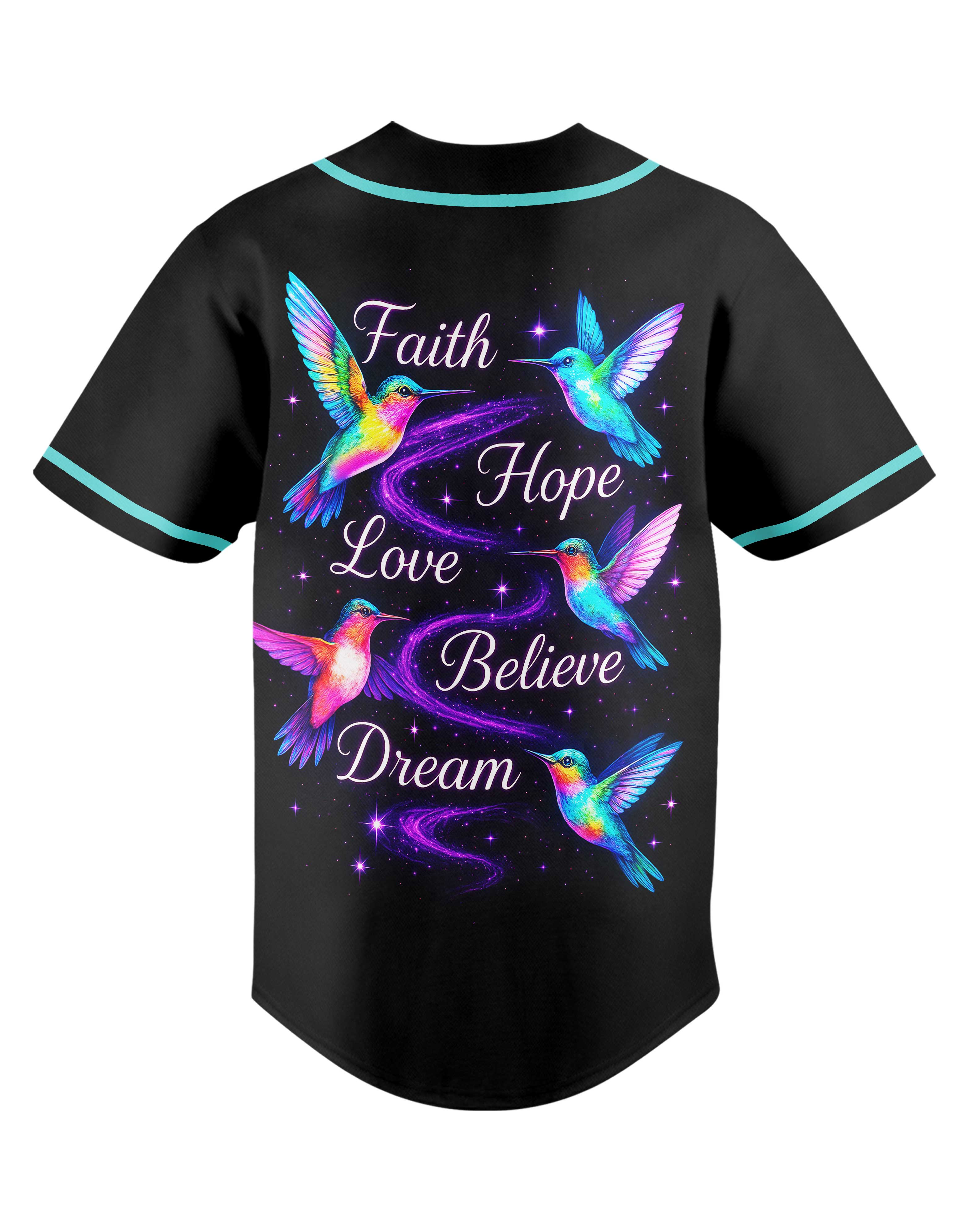 Faith Hope Love Believe Dream All Over Print Jersey