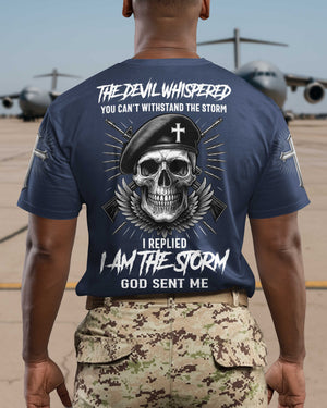 The Devil Whispered You Can't Withstand The Storm Shirt