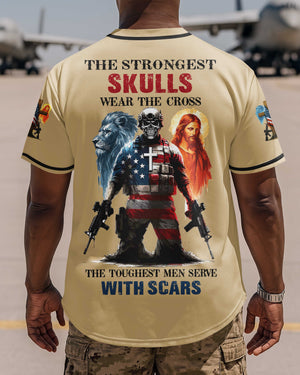 The Strongest Skulls Wear The Cross T-Shirt
