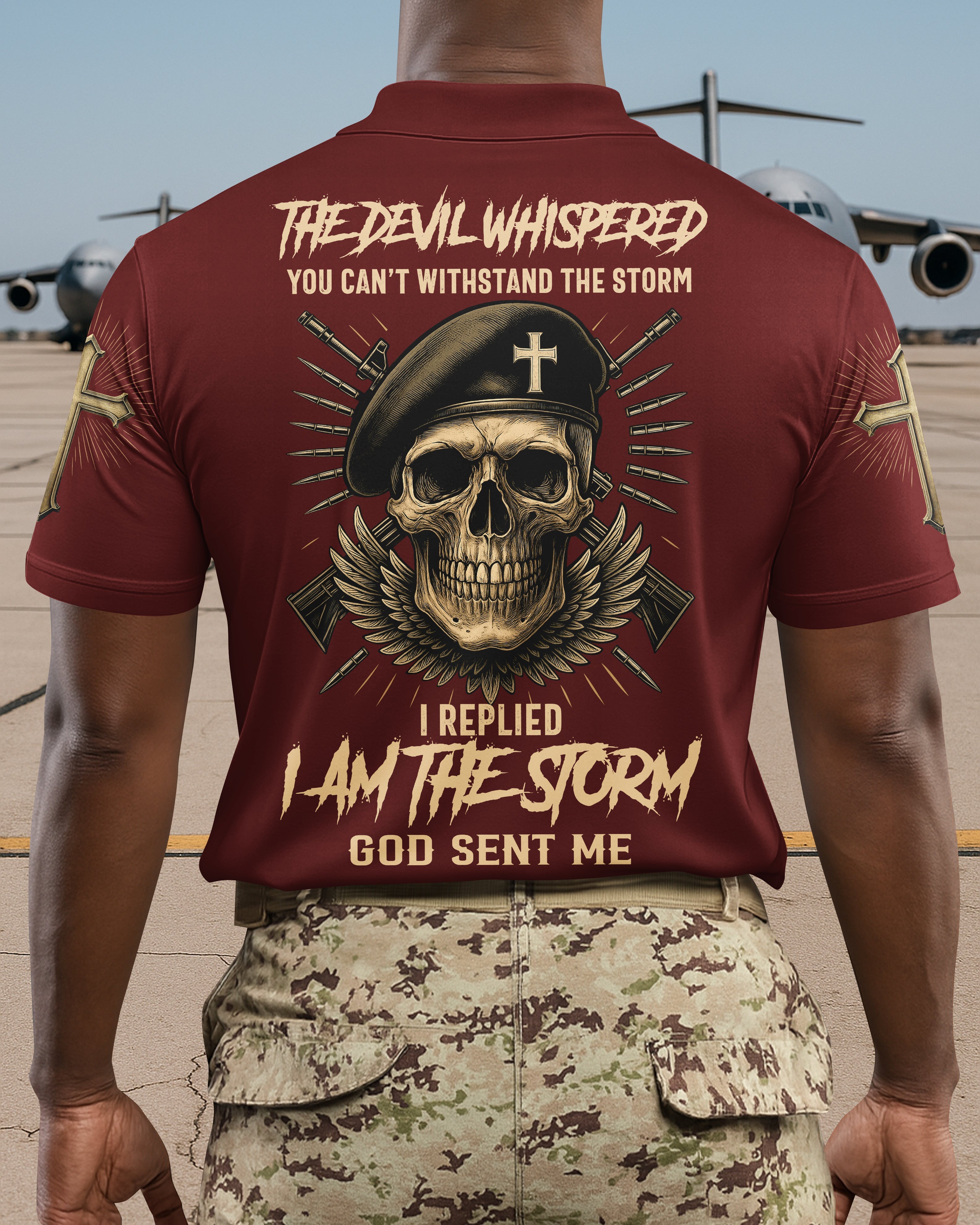 The Devil Whispered You Can't Withstand The Storm Shirt