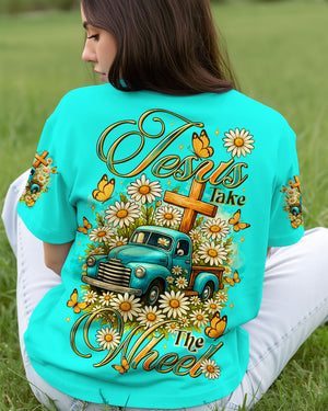 Jesus Take The Wheel Women's All Over Print Shirt - Tltr2309252