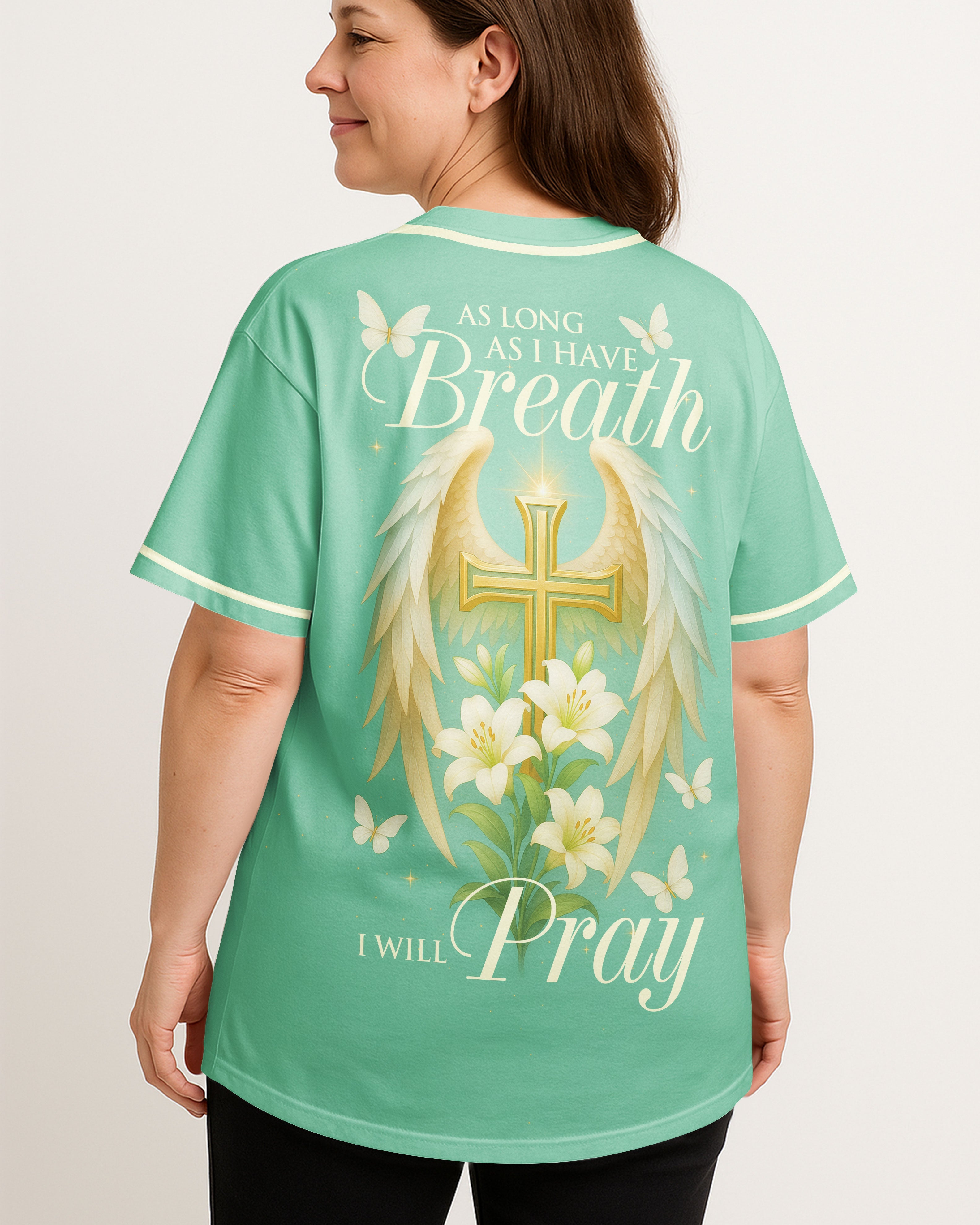 As Long As I Have Breath All Over Print Jersey