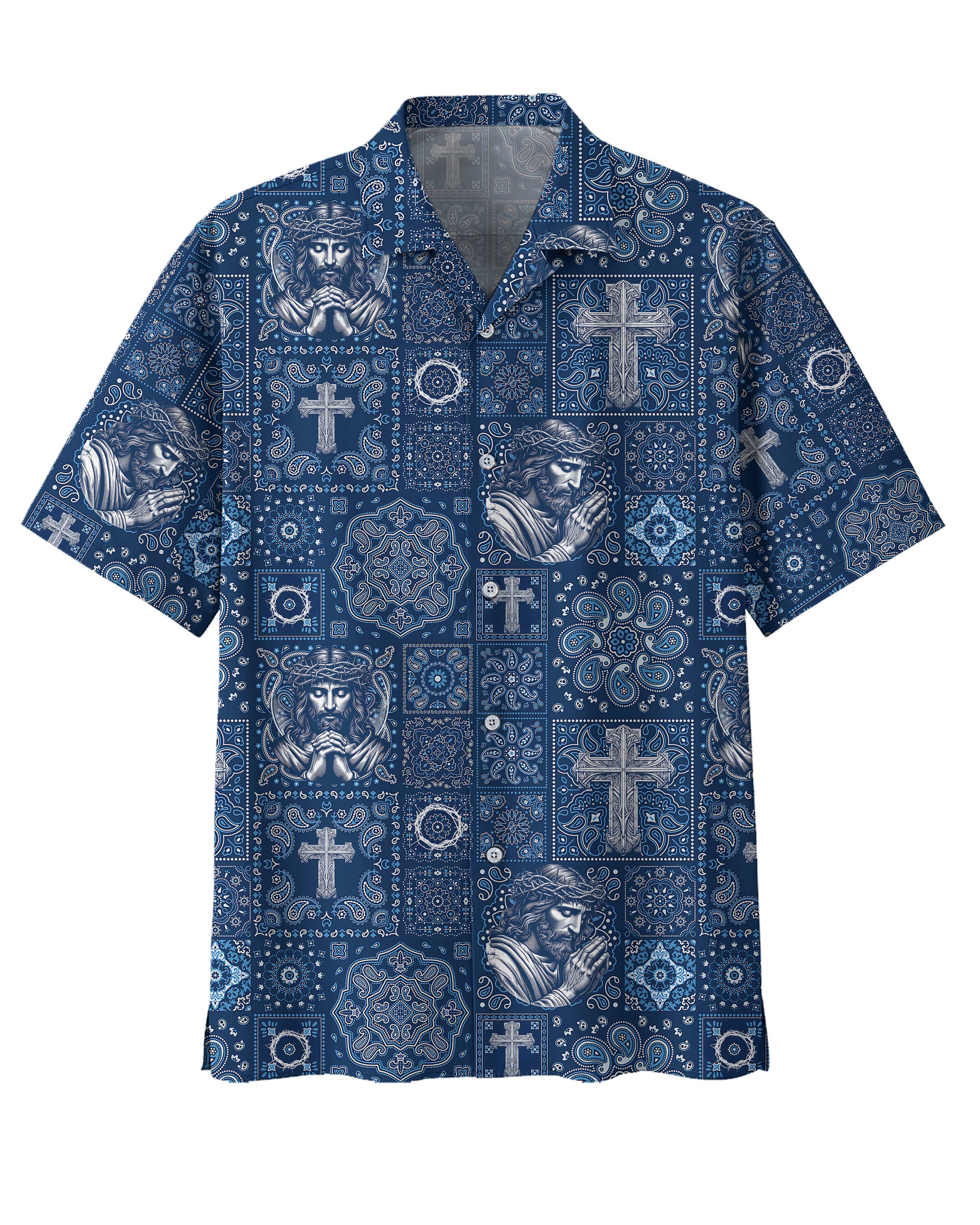 Sacred Cross Bandana Hawaiian Shirt