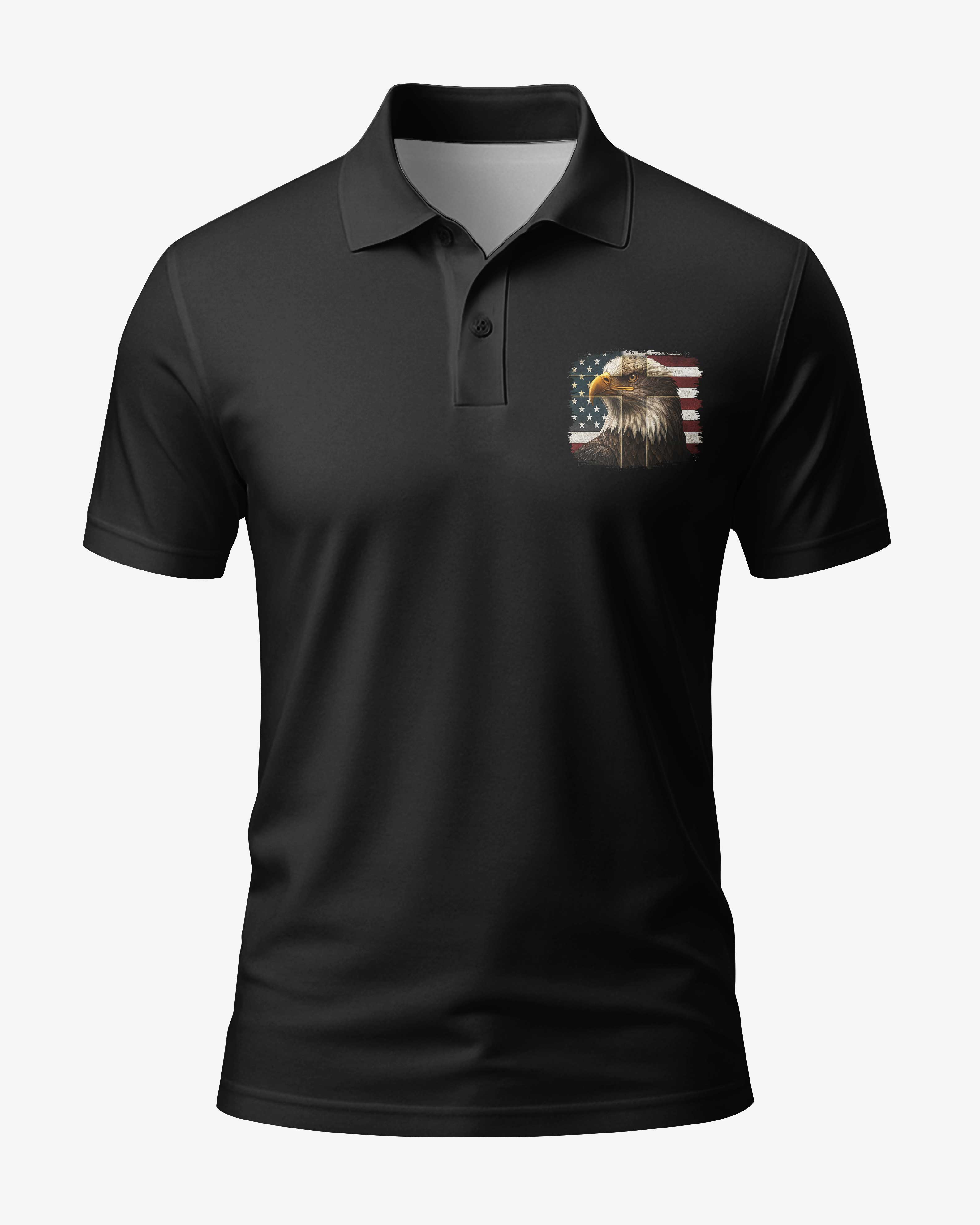 Guided By Faith Forged By Duty All Over Print Polo