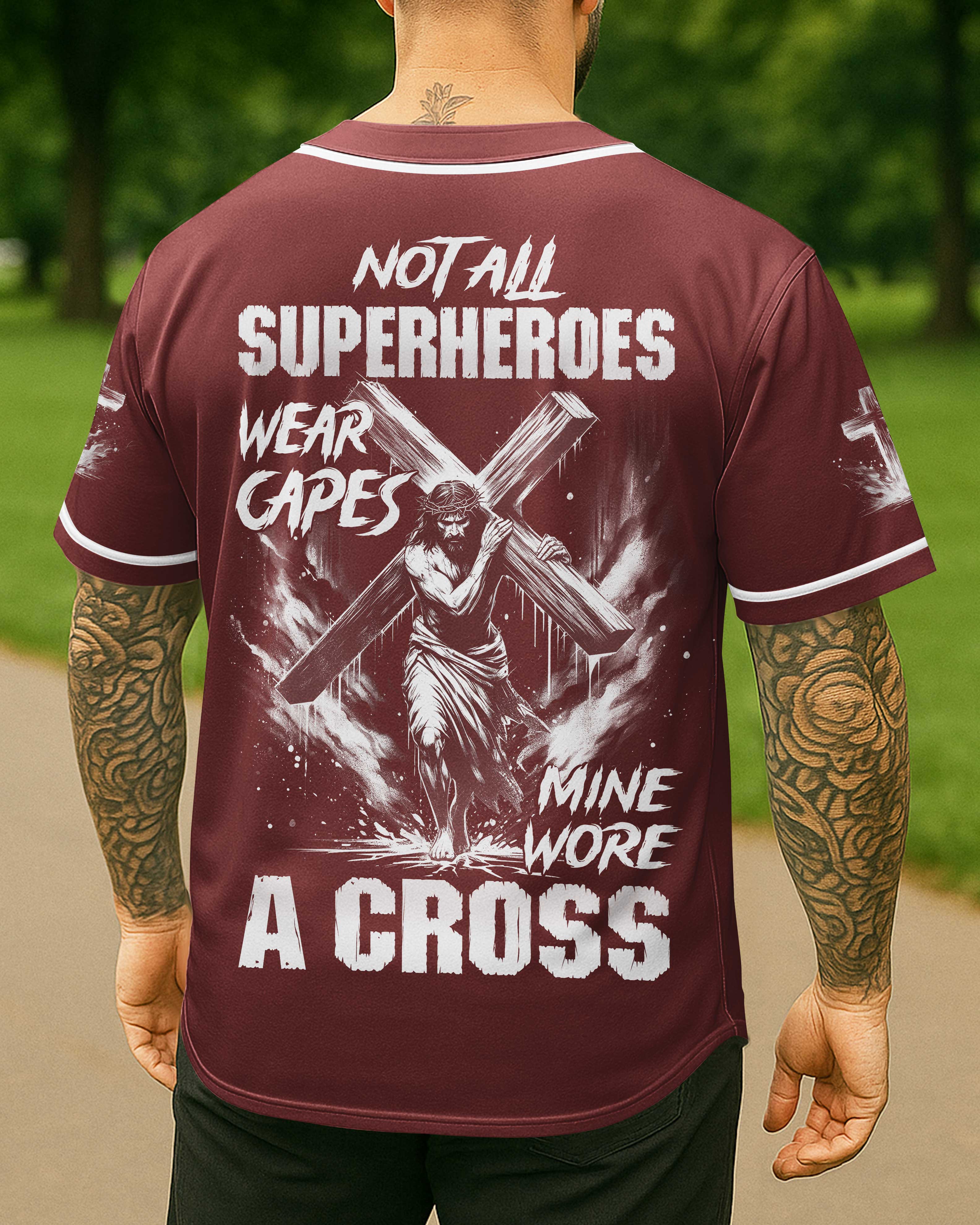 Not All Superheroes Wear Capes All Over Print Jersey1