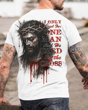 I Only Kneel For One Man He Died On The Cross All Over Print T-Shirt