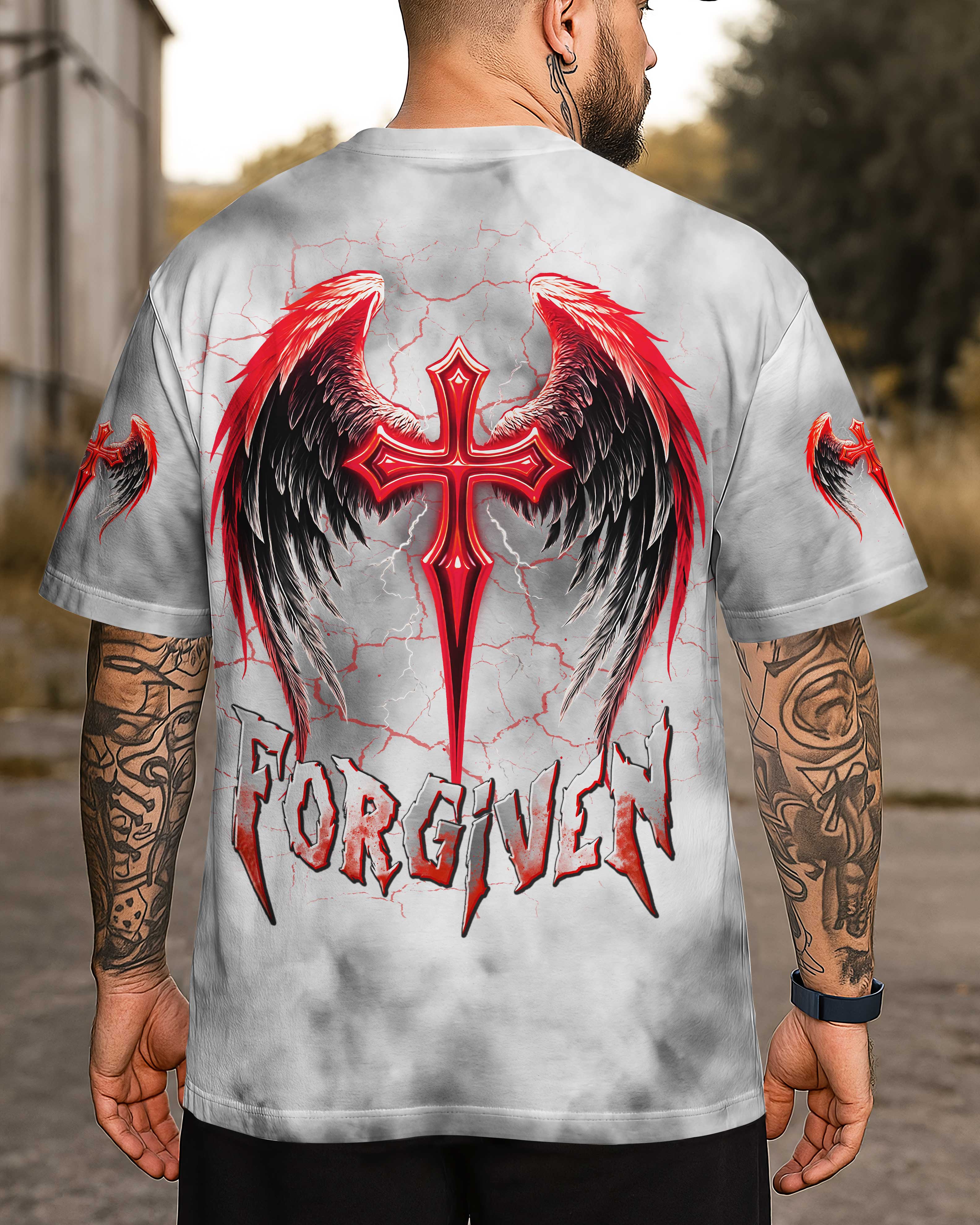 Forgiven All Over Print T-Shirt1