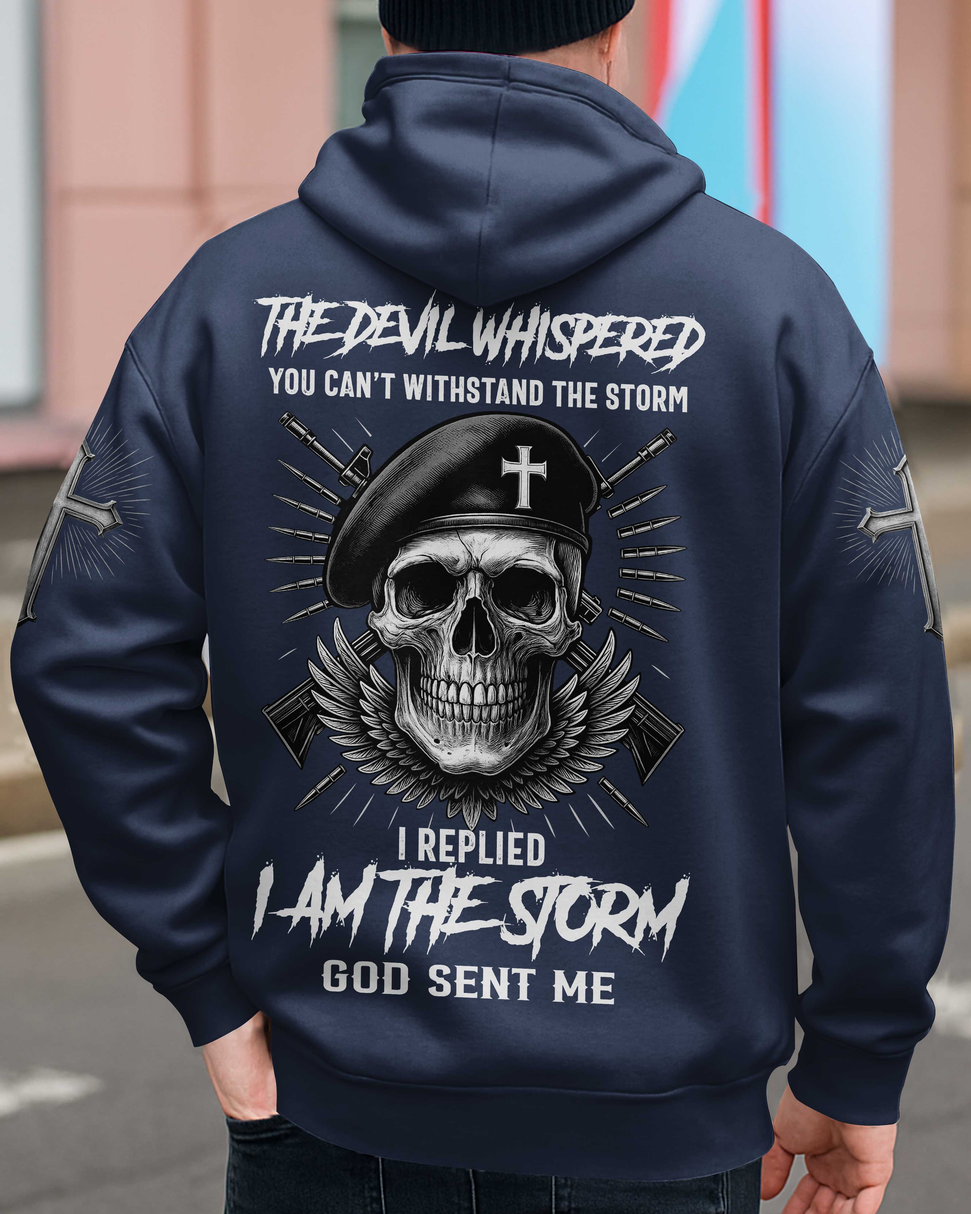 The Devil Whispered You Can't Withstand The Storm Shirt