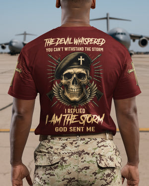 The Devil Whispered You Can't Withstand The Storm Shirt