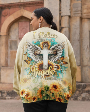 I Believe There Are Angels Among Us All Over Print Sweater
