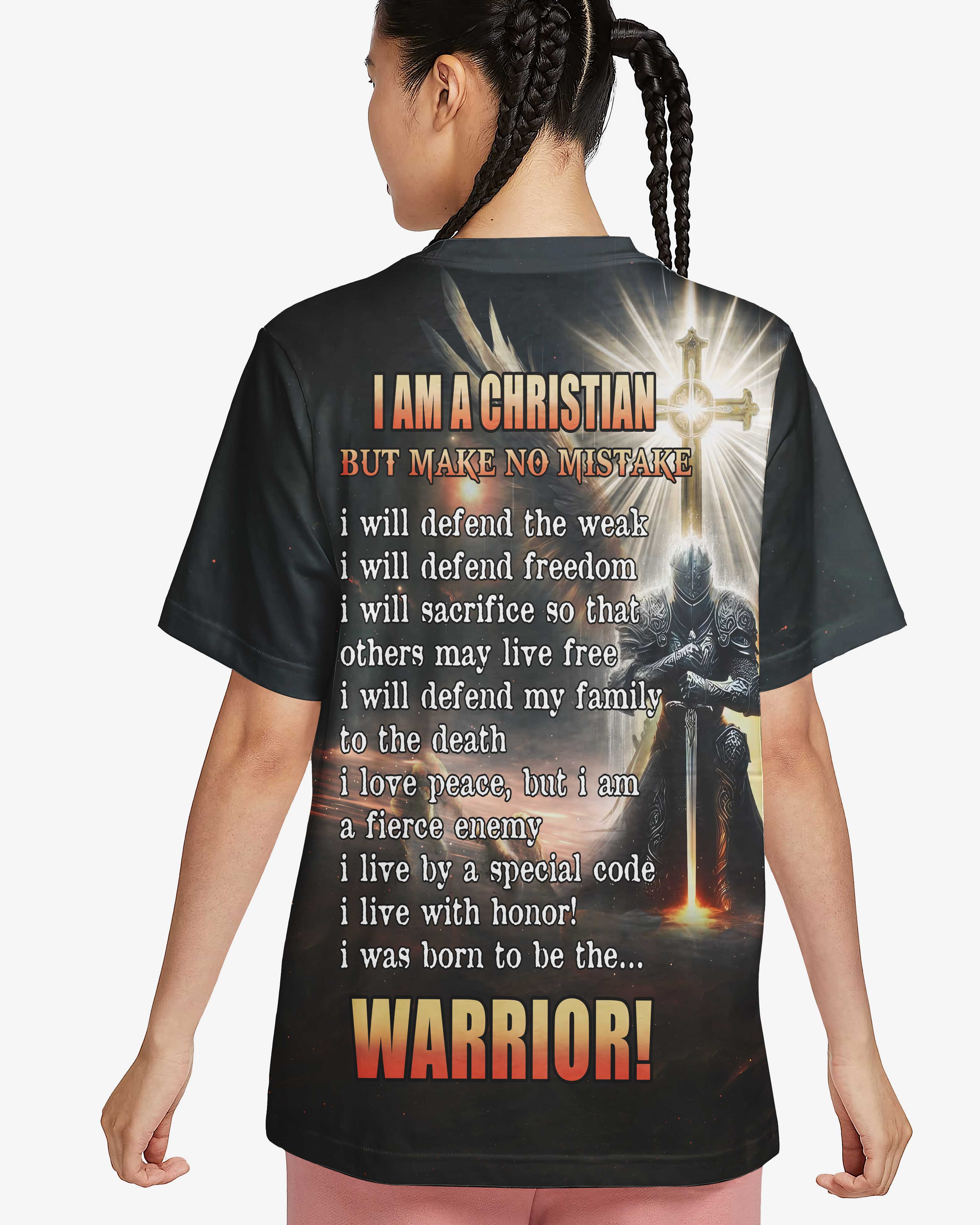 I Am A Christian All Over Print T-Shirt