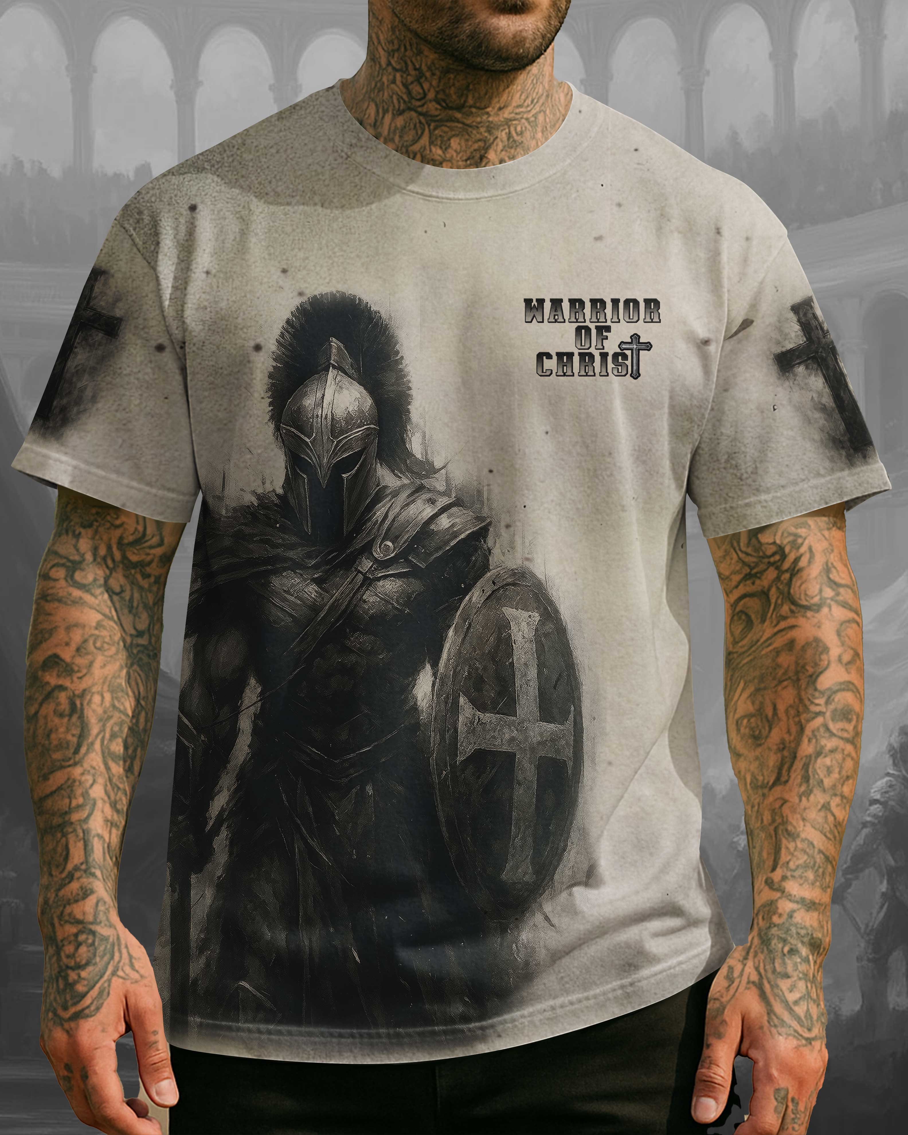 A Child Of God A Man Of Faith A Warrior Of Christ Shirt