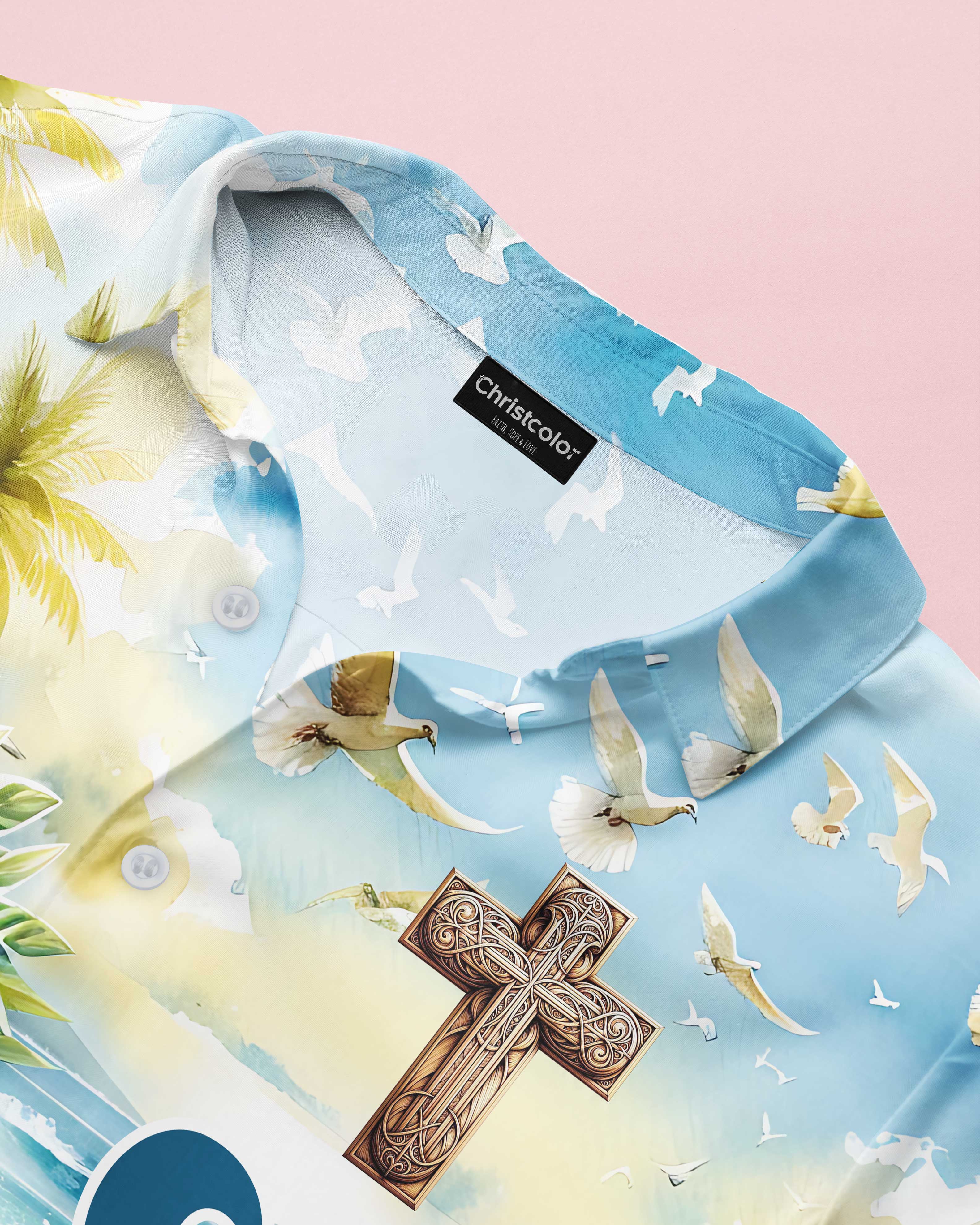 Be Strong and Courageous Jesus Lion Hawaiian Shirt