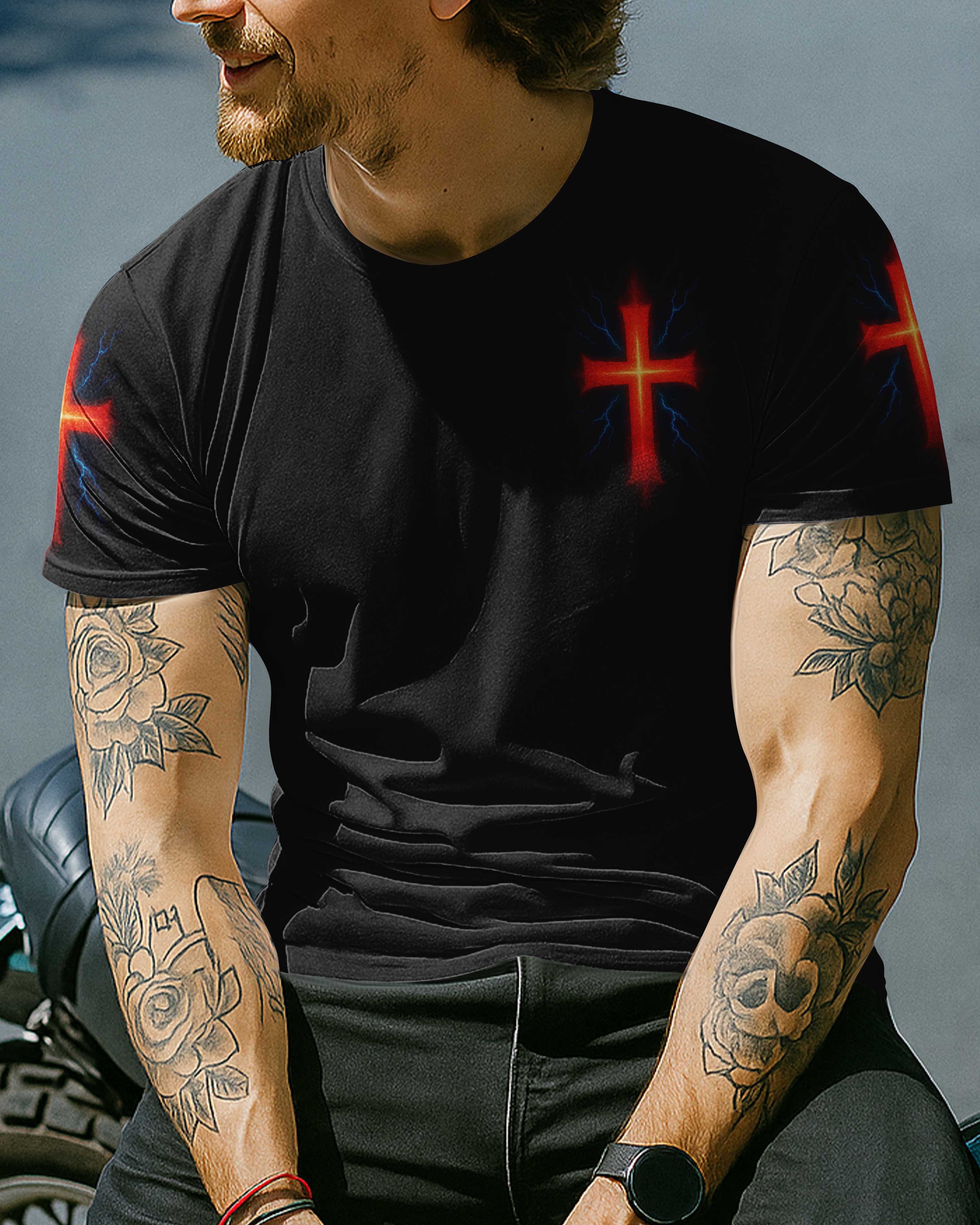 Fueled By Grace All Over Print T-Shirt