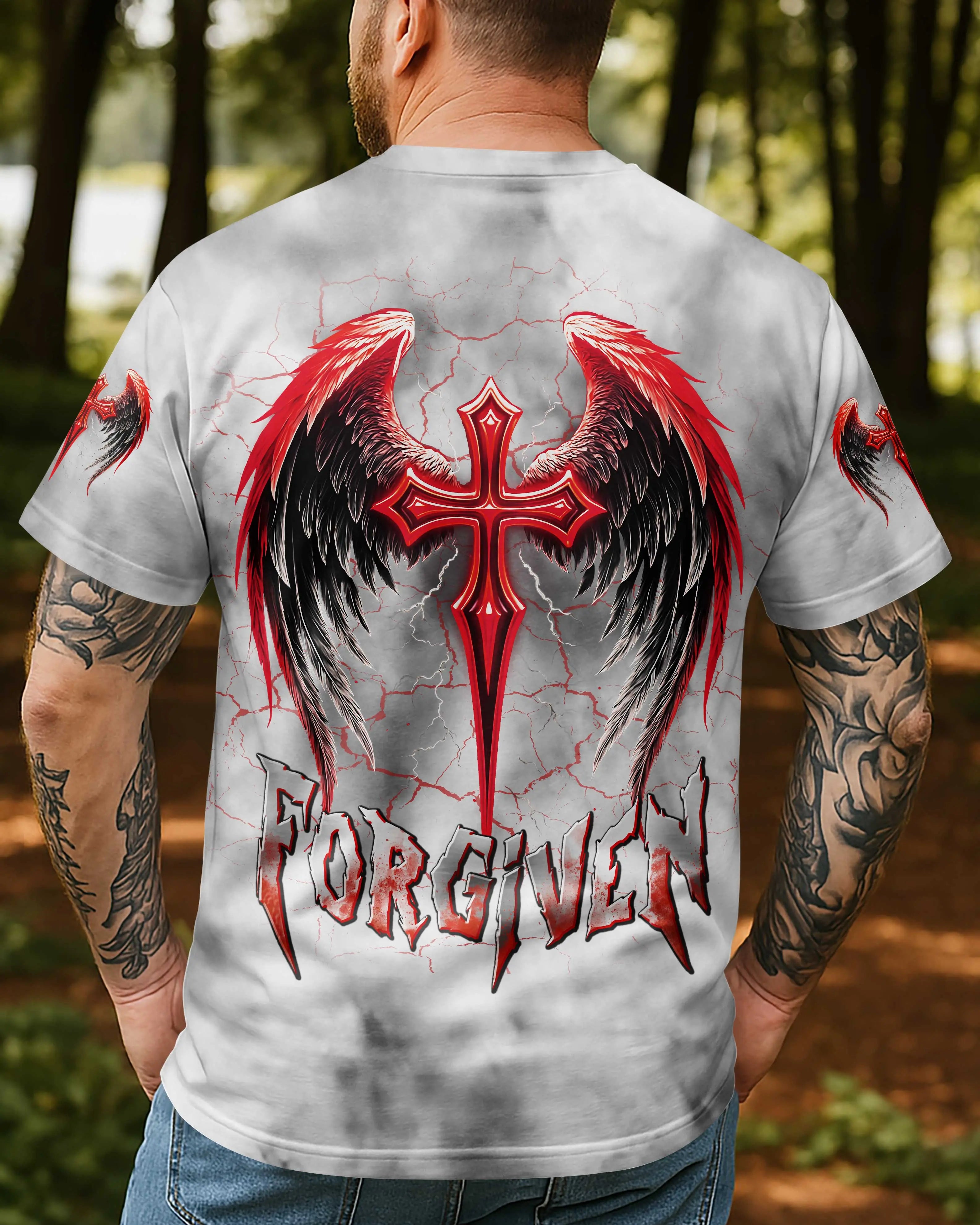 Forgiven All Over Print T-Shirt