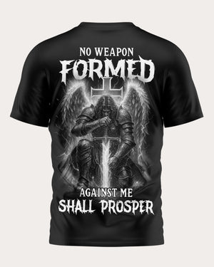 No Weapon Formed Against Me Shall Prosper All Over Print T-Shirt