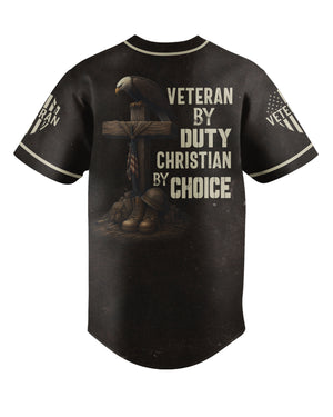 Veteran By Duty Christian By Choice Jersey
