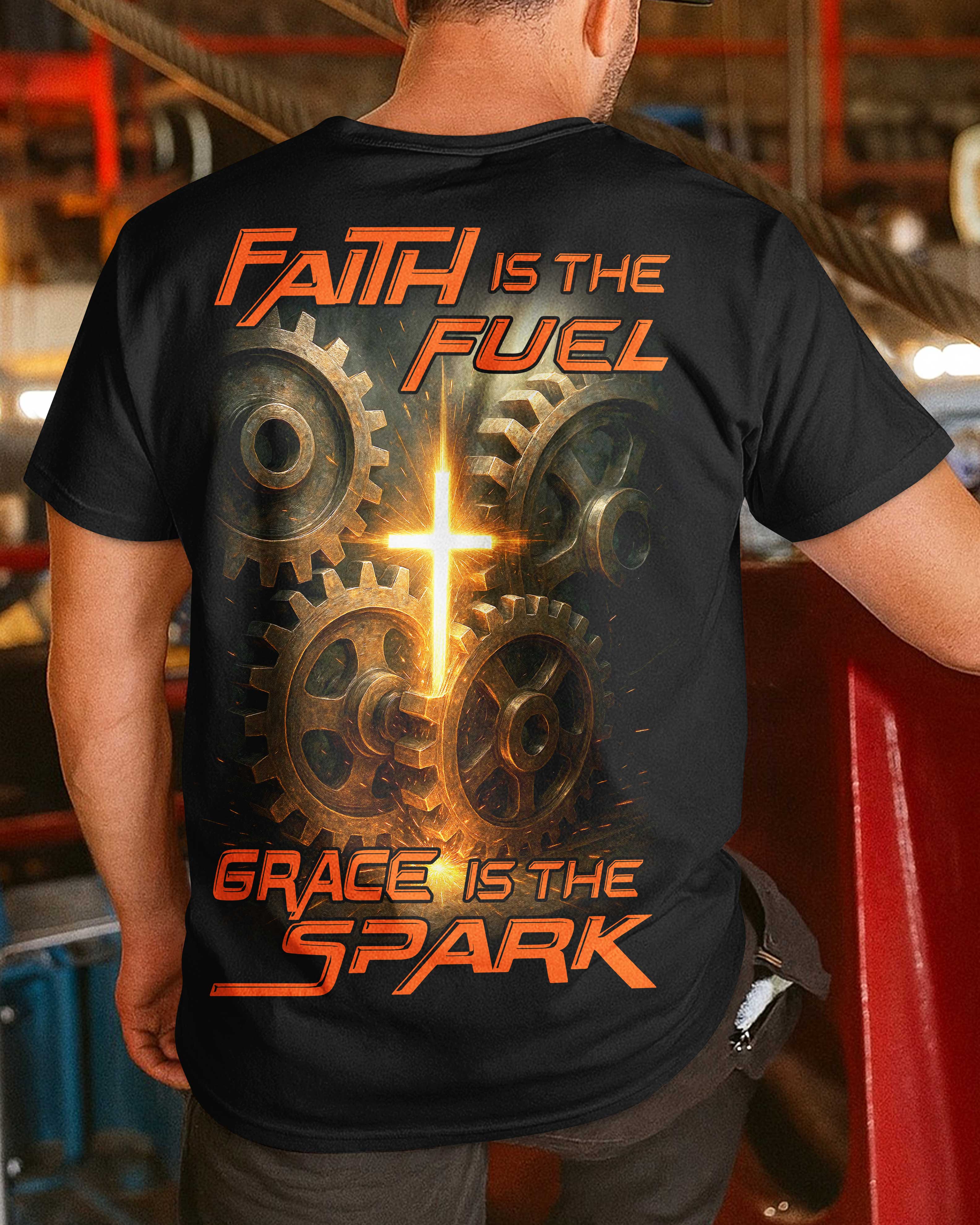 Faith Is The Fuel All Over Print T-Shirt