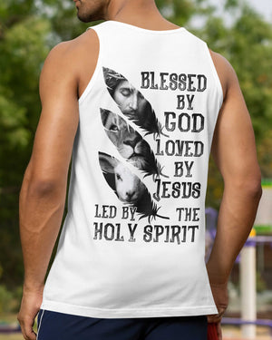Blessed By God Loved By Jesus Led By The Holy Spirit Shirt