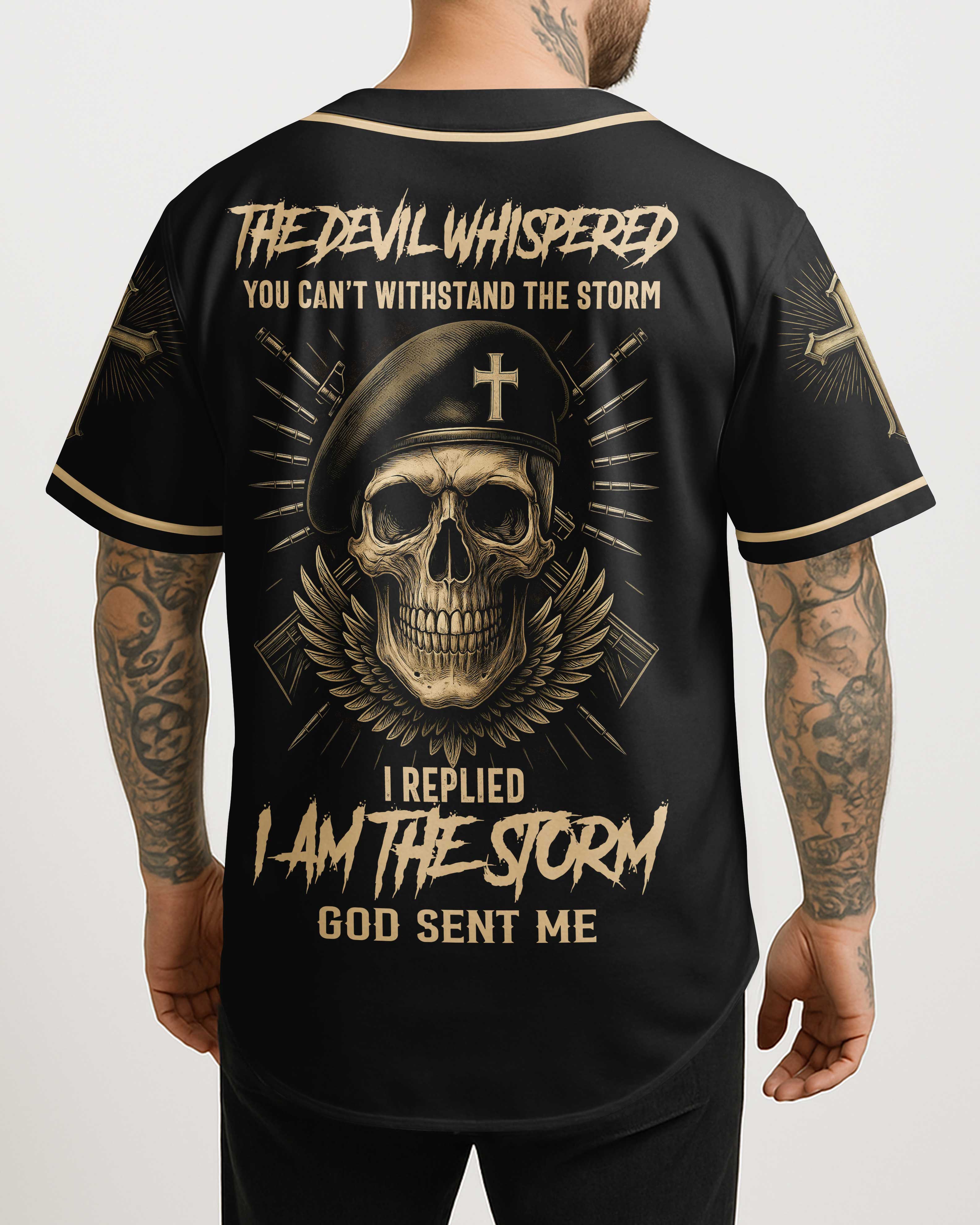 The Devil Whispered You Can’t Withstand The Storm Shirt