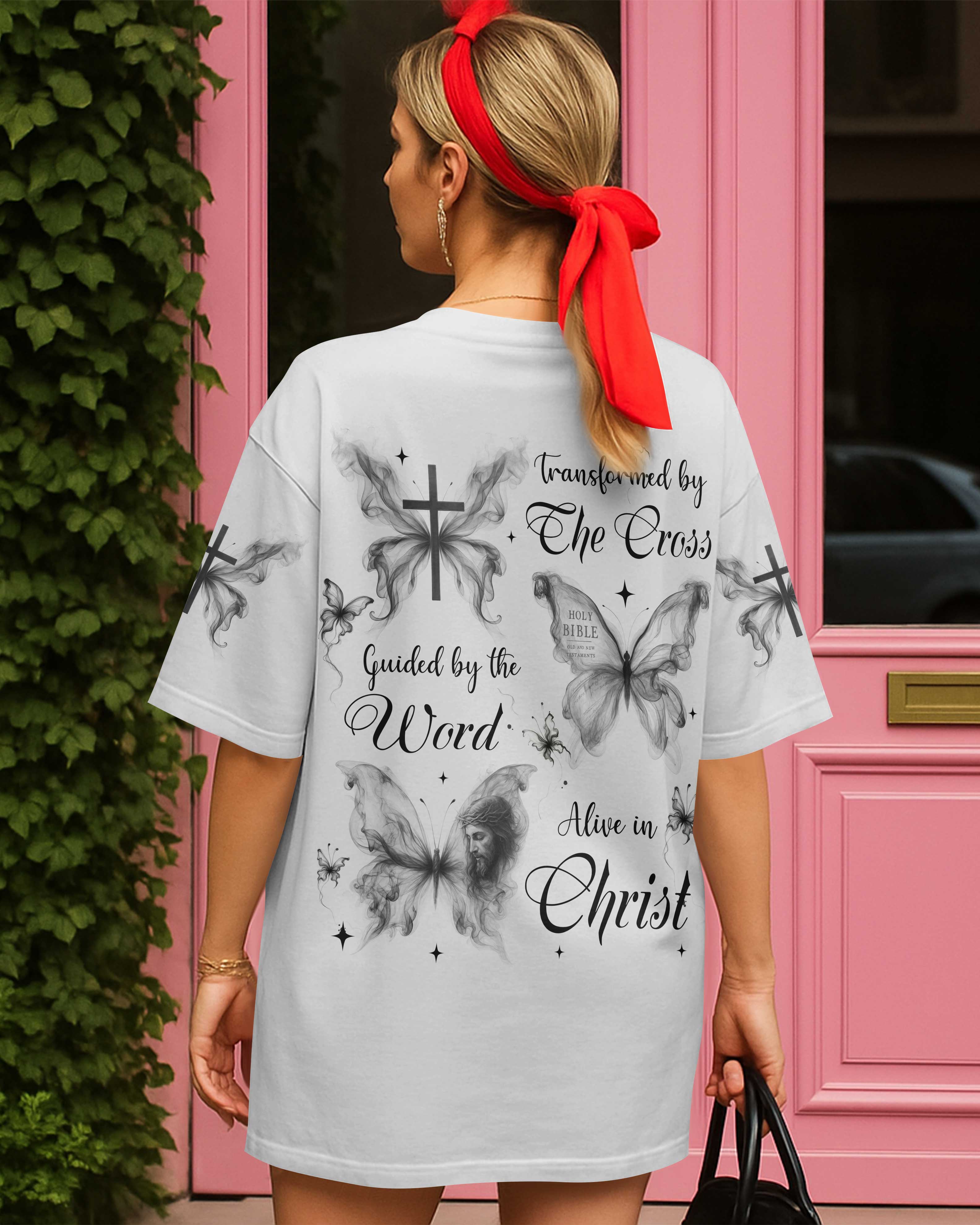 Transformed By The Cross Guided By The Word Alive In Christ Shirt