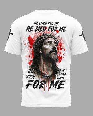 He Is Coming Back For Me All Over Print T-Shirt