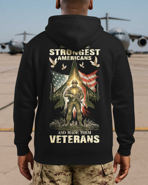 God Took The Strongest Americans All Over Print Hoodie