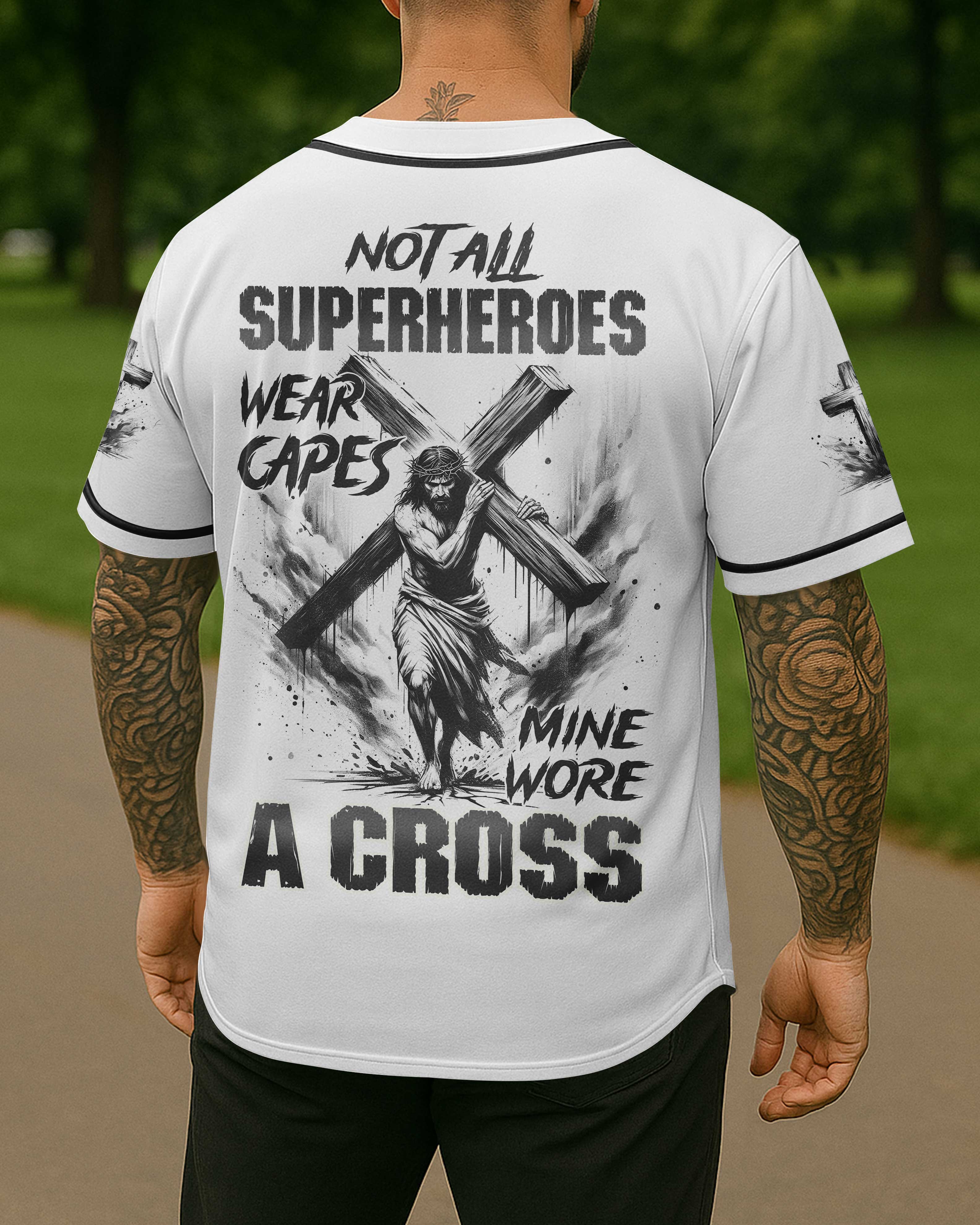 Not All Superheroes Wear Capes All Over Print Jersey
