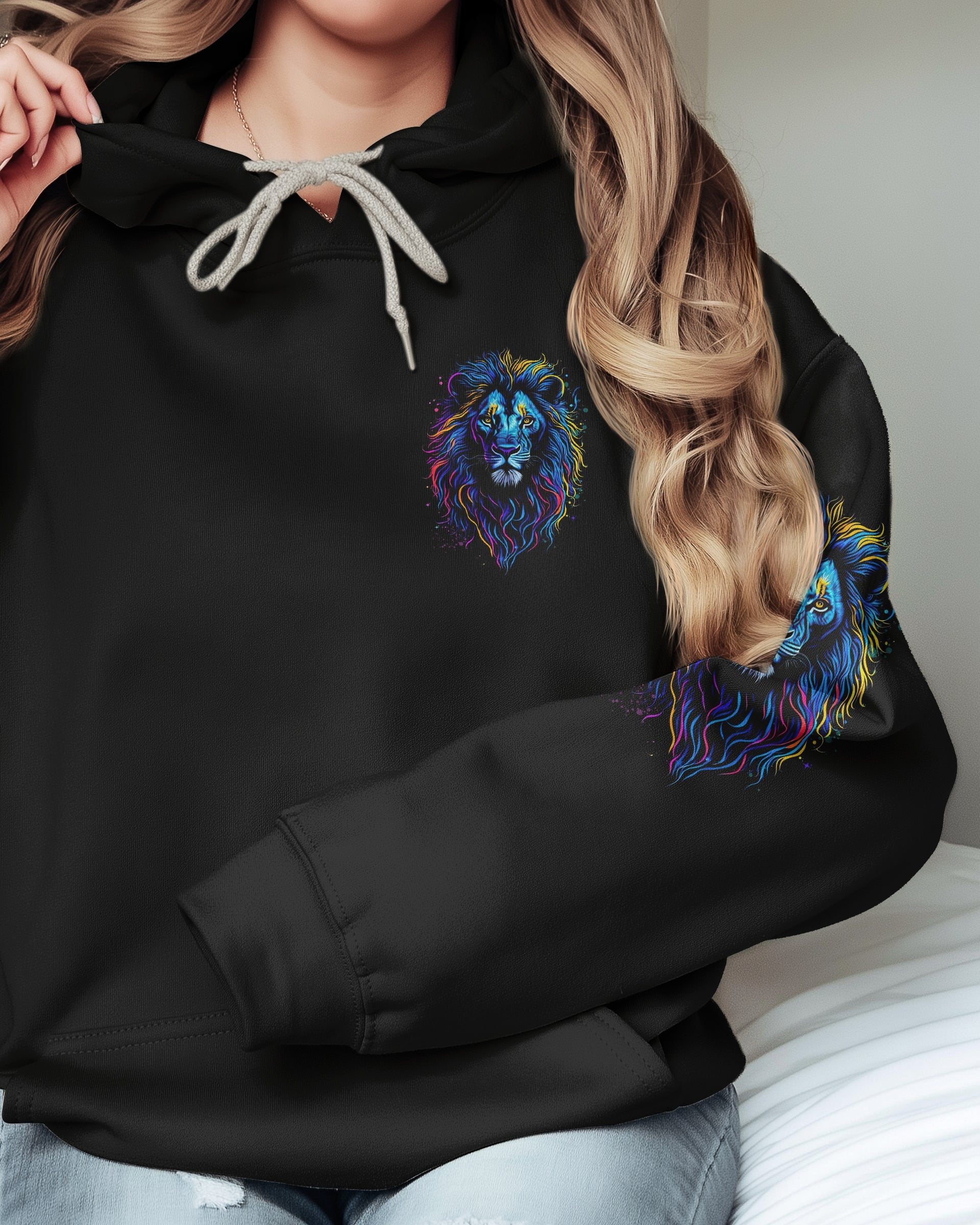 Blessed By God Lion Women's All Over Print Shirt - Tytd1509251