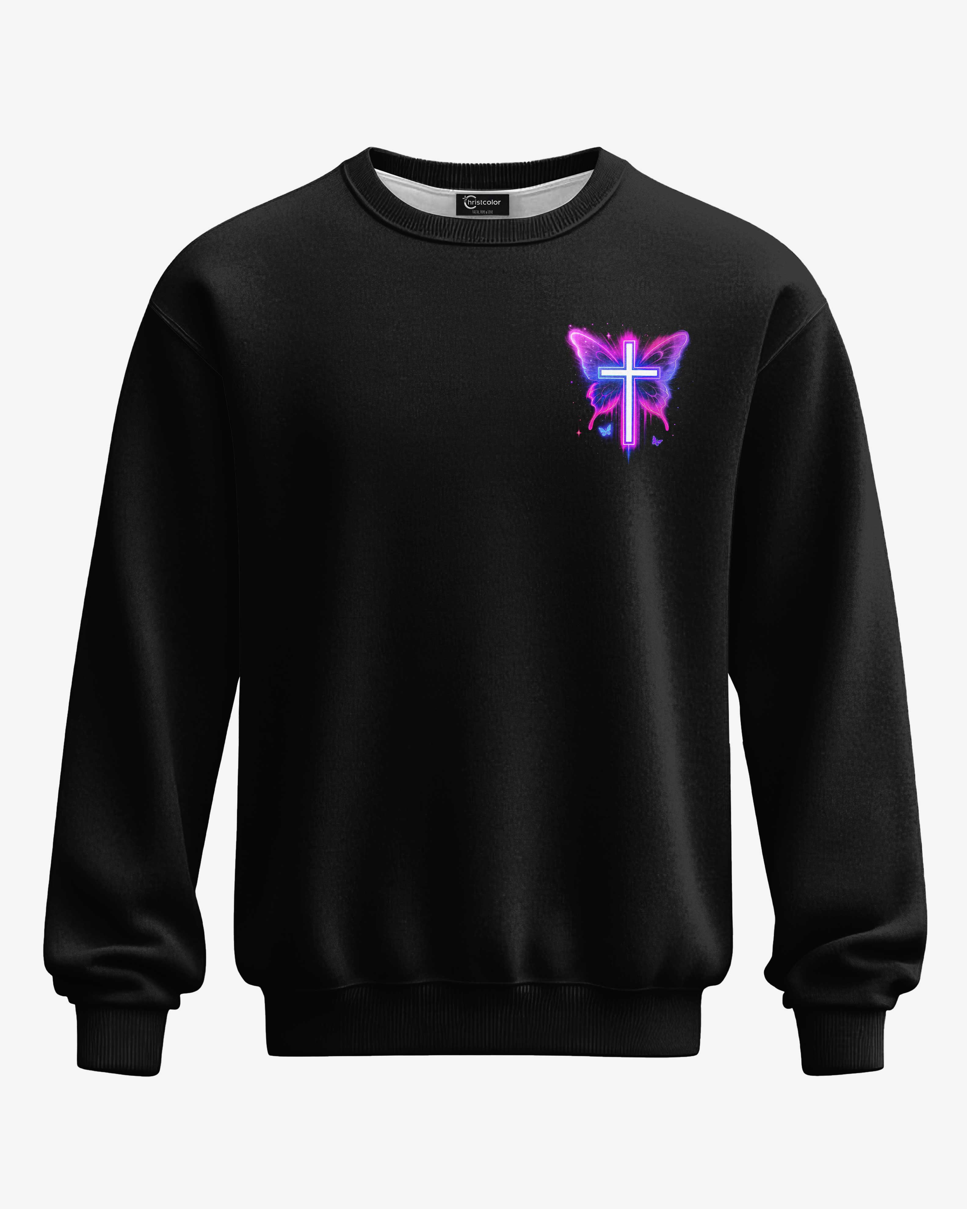 I Want To Be In God’s Hands All Over Print Sweater