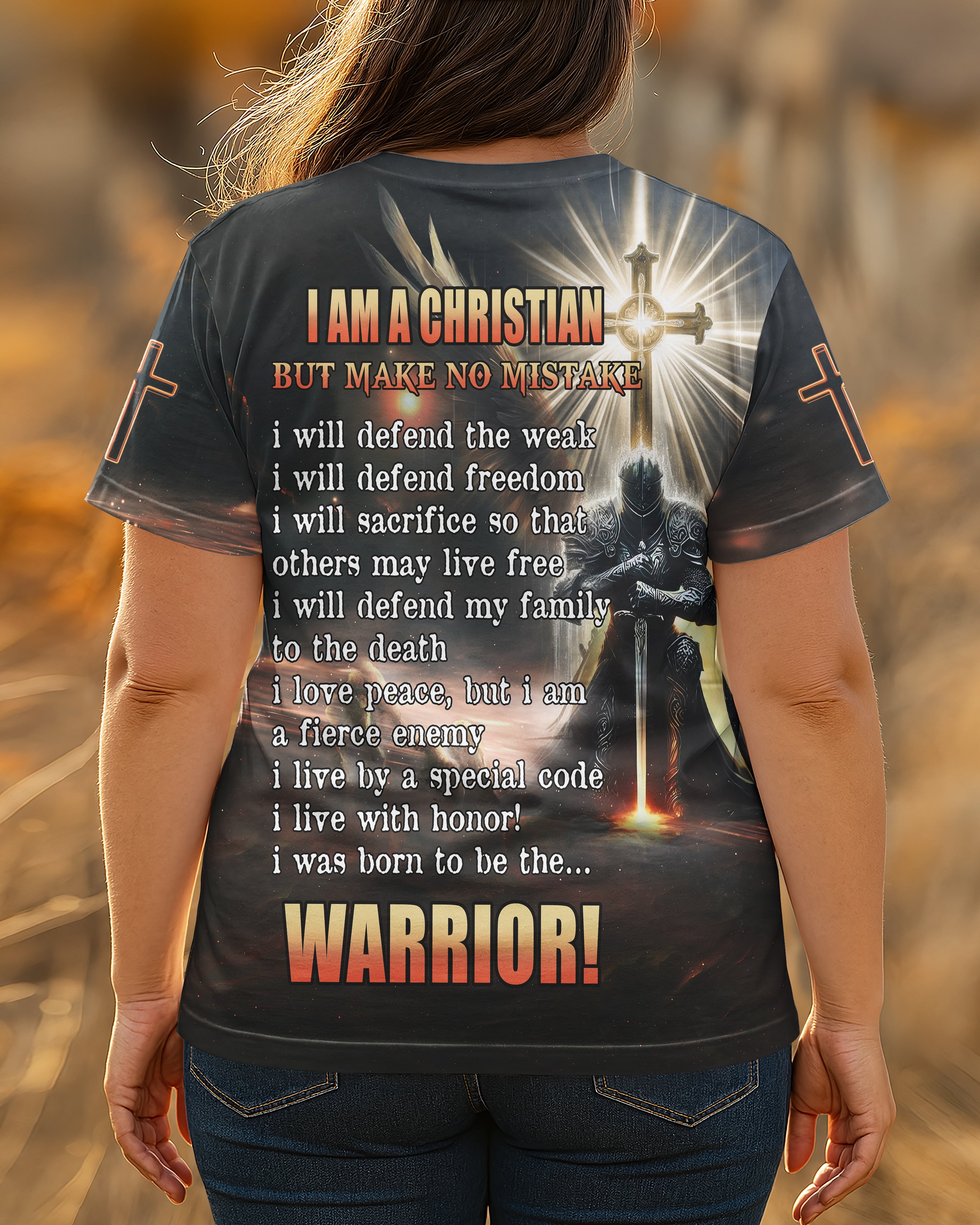 I Am A Christian All Over Print T-Shirt