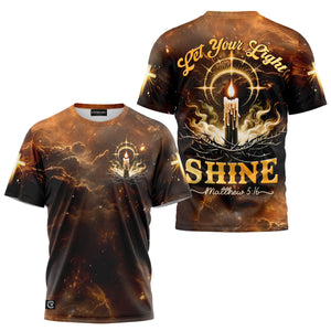 Let Your Light Shine All Over Print T-shirt