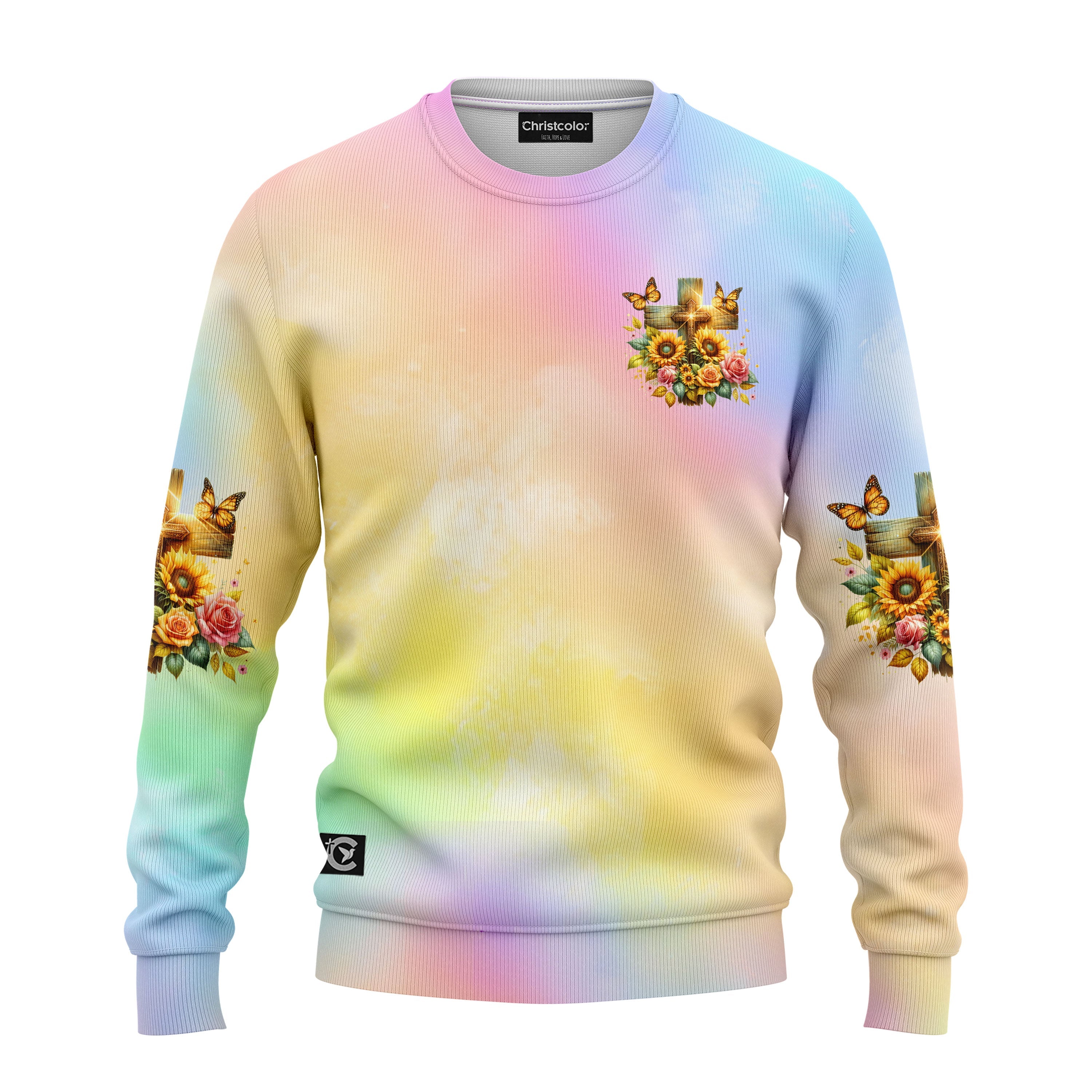 Easter Is Proof That Light Wins Over Darkness All Over Print Sweater