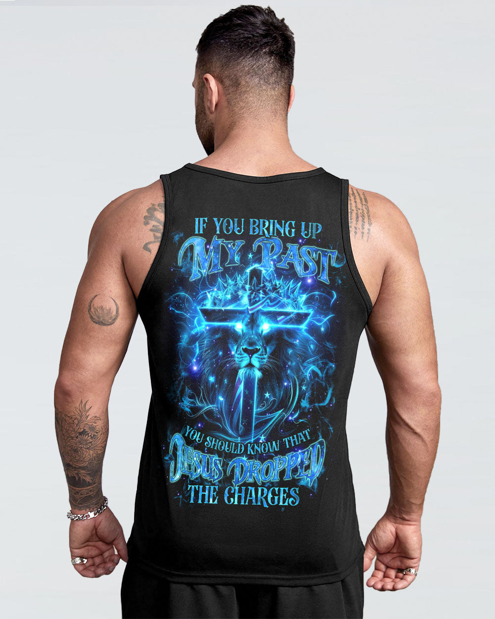 Jesus Dropped The Charges Lion Men's All Over Print Shirt - Tlnz1704244