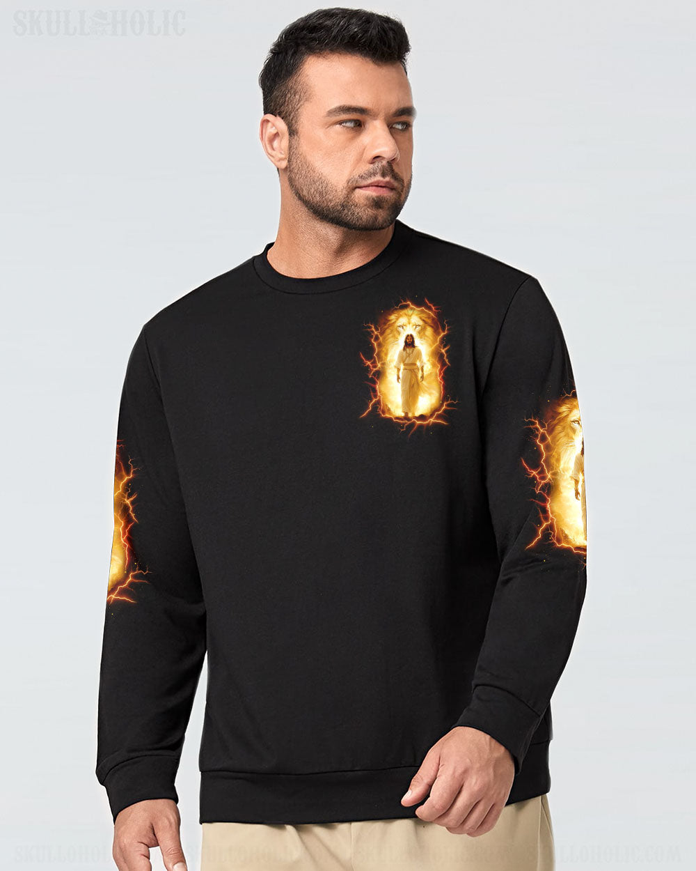 Jesus Fill Me With The Holy Spirit Lion Men's All Over Print Shirt - Tltw2909252