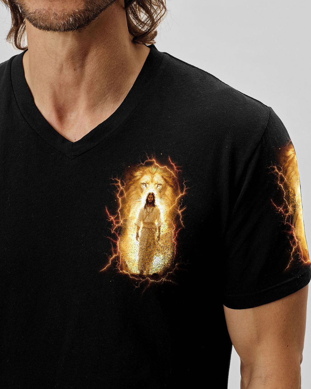 Jesus Fill Me With The Holy Spirit Lion Men's All Over Print Shirt - Tltw2909252