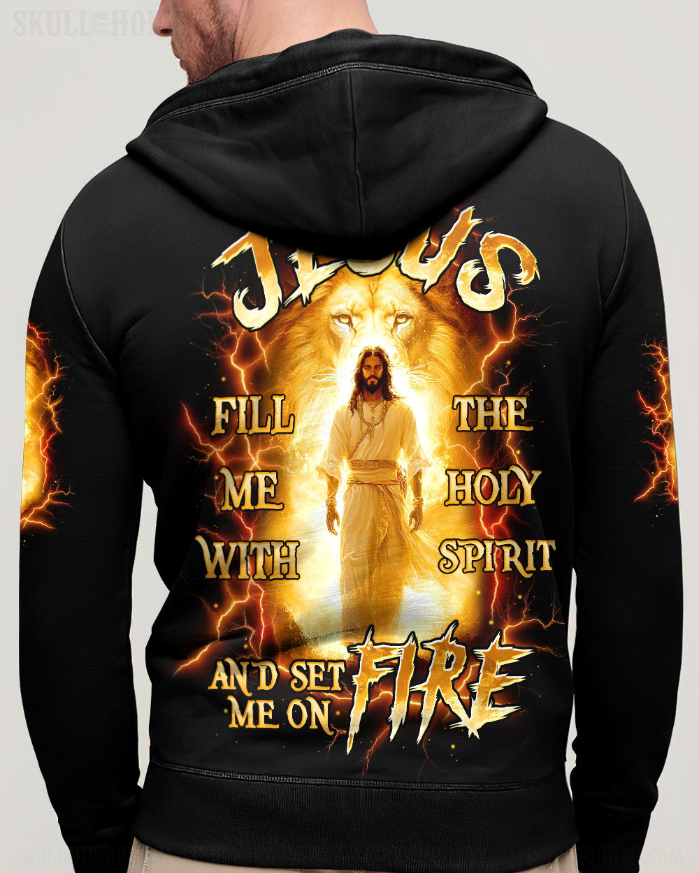 Jesus Fill Me With The Holy Spirit Lion Men's All Over Print Shirt - Tltw2909252
