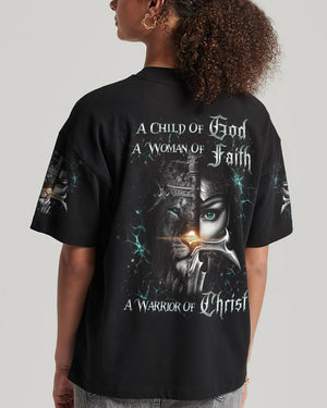 A Child Of God A Woman Of Faith Women's All Over Print Shirt - Yhdu0907243